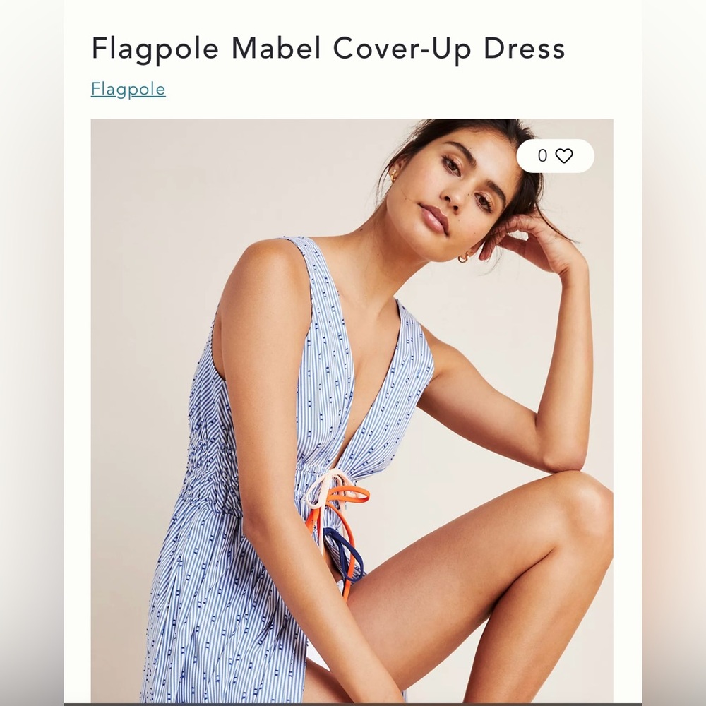 Anthropologie Flagpole Mabel Cover up Dress